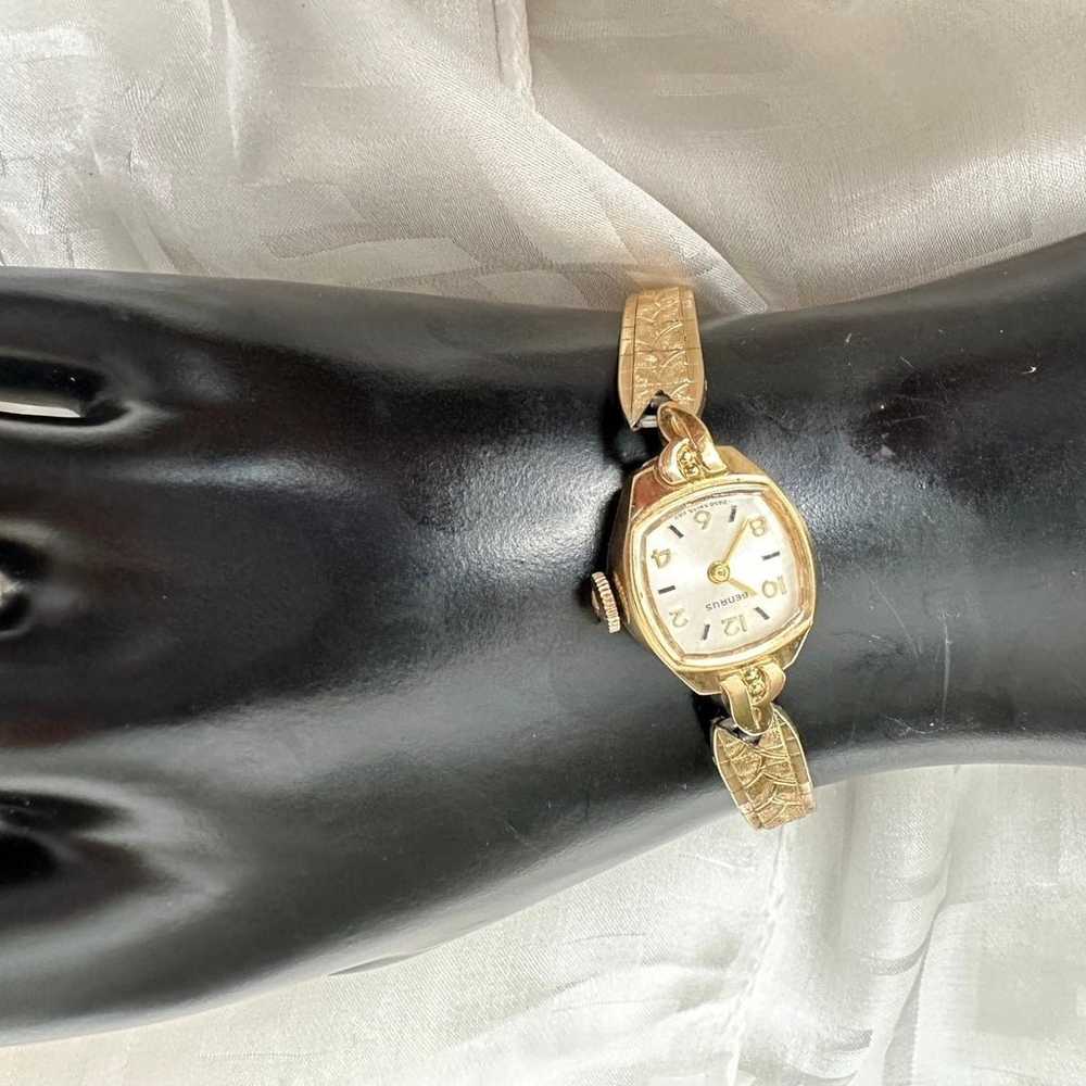 Benrus 10k gold gold filled Vintage Windup watch.… - image 3