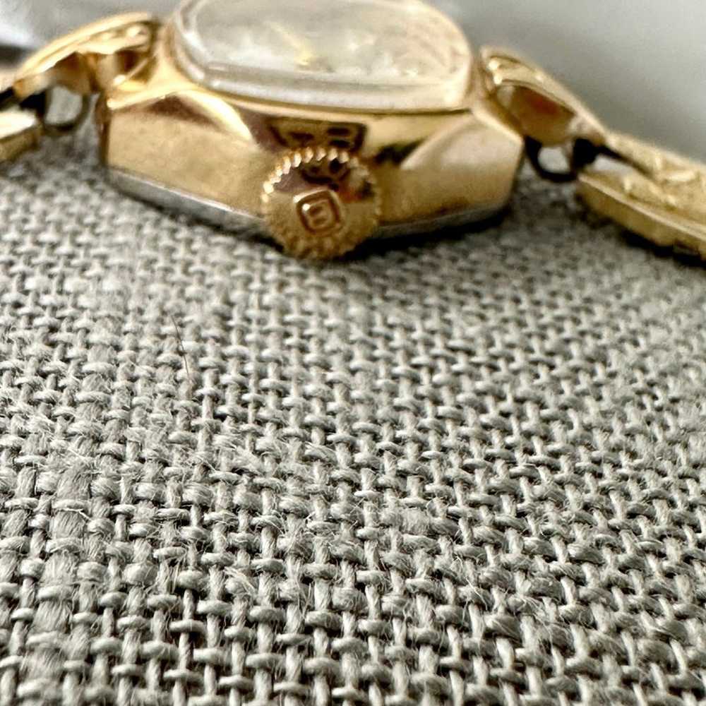 Benrus 10k gold gold filled Vintage Windup watch.… - image 4