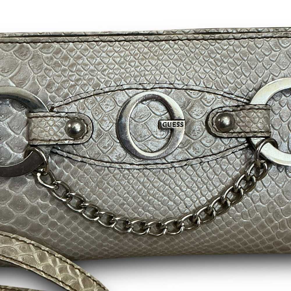 Guess Y2K Vintage Guess Faux Snakeskin Embossed C… - image 2