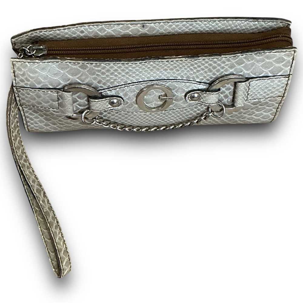 Guess Y2K Vintage Guess Faux Snakeskin Embossed C… - image 5