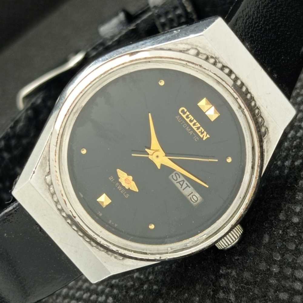 Vintage 1975 Citizen Automatic Womans Silver Watc… - image 1