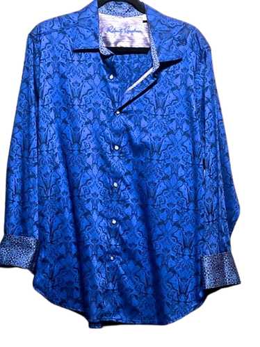 Robert Graham ELECTRIC BLUE with BLACK PATTERN LO… - image 1