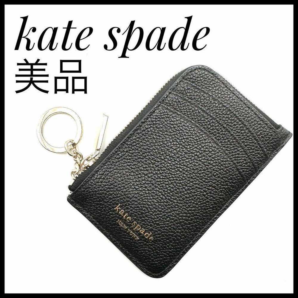 Kate Spade card case coin case black roulette - image 1