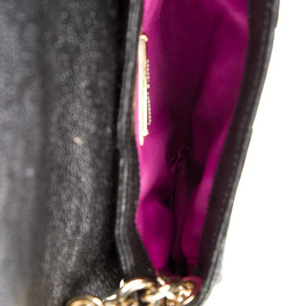 Henri bendel black leather wristlet with chain - image 5