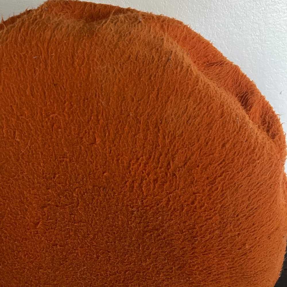 Vintage mushroom shag 70s/80s ottoman - image 3