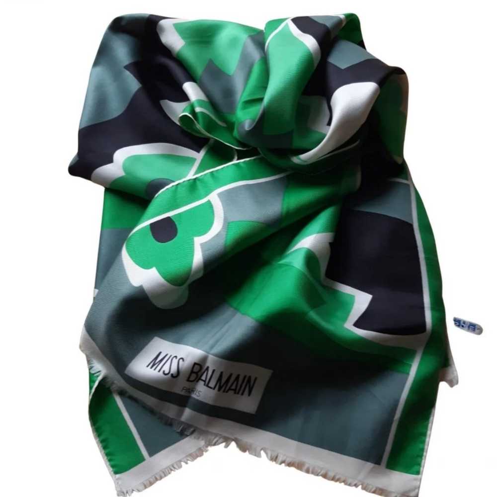 MISS BALMAIN scarf silk *Vintage* - image 4