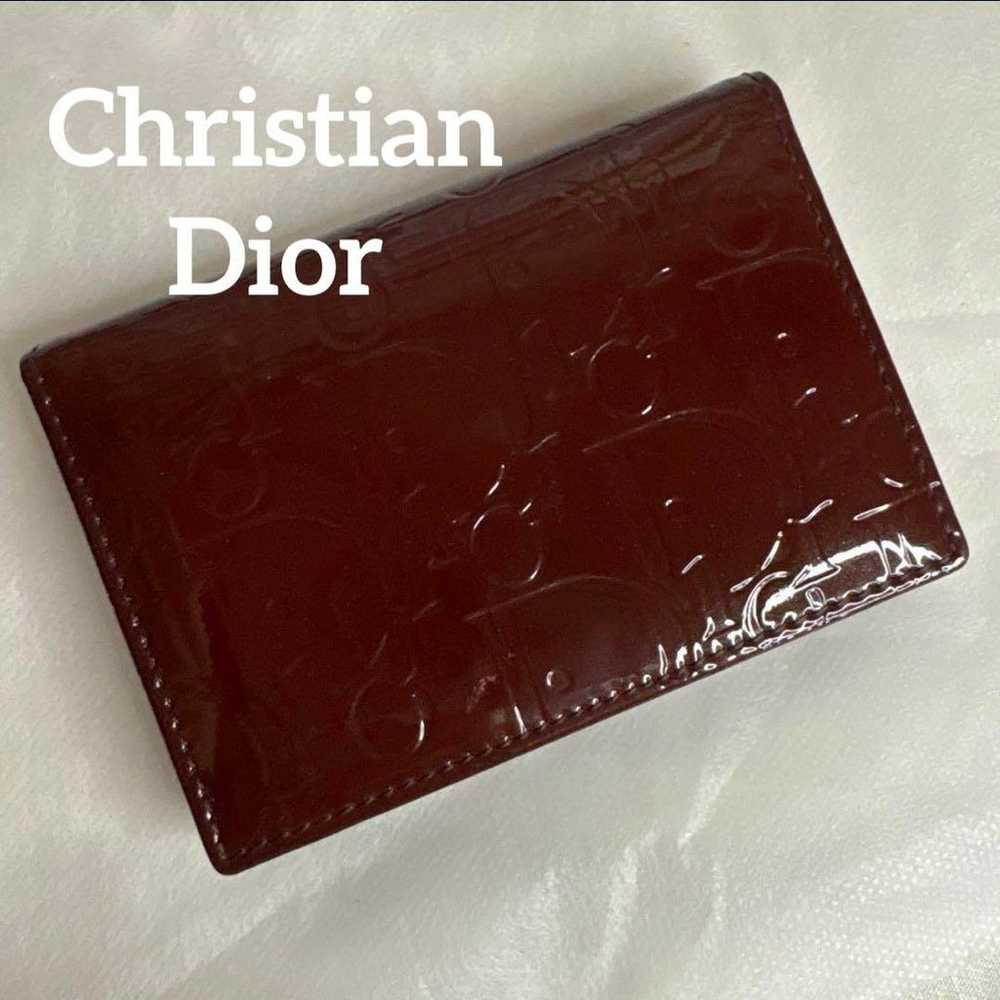 Christian Dior Dior Trotter Pattern Card Case Tro… - image 1