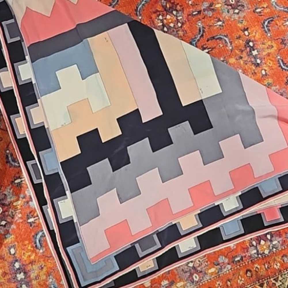 Emilio Pucci Vintage Silk Scarf - image 3