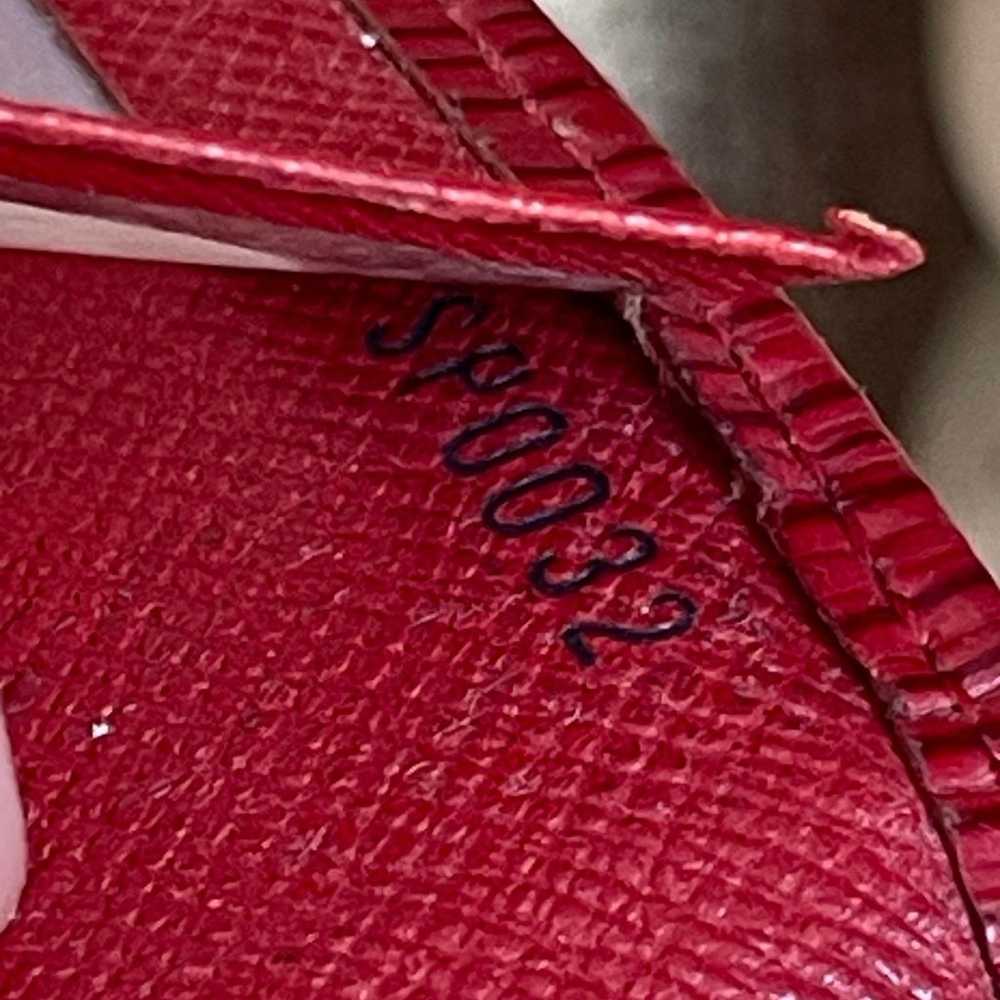 Louis Vuitton Red Epi Leather ID Holder Wallet - image 11