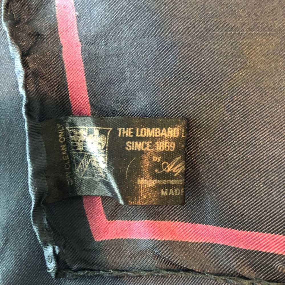 Vintage RARE The Lombard Lamp Silk Scarf - image 7