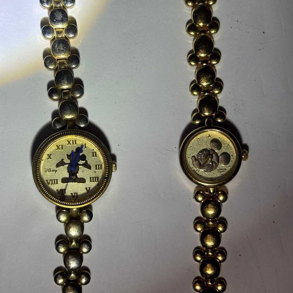 Gold tone Mickey Mouse watches - image 1