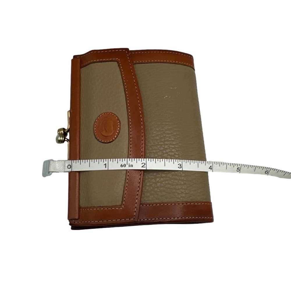 Vintage DOONEY & BOURKE Brown and Taupe Wallet - image 10