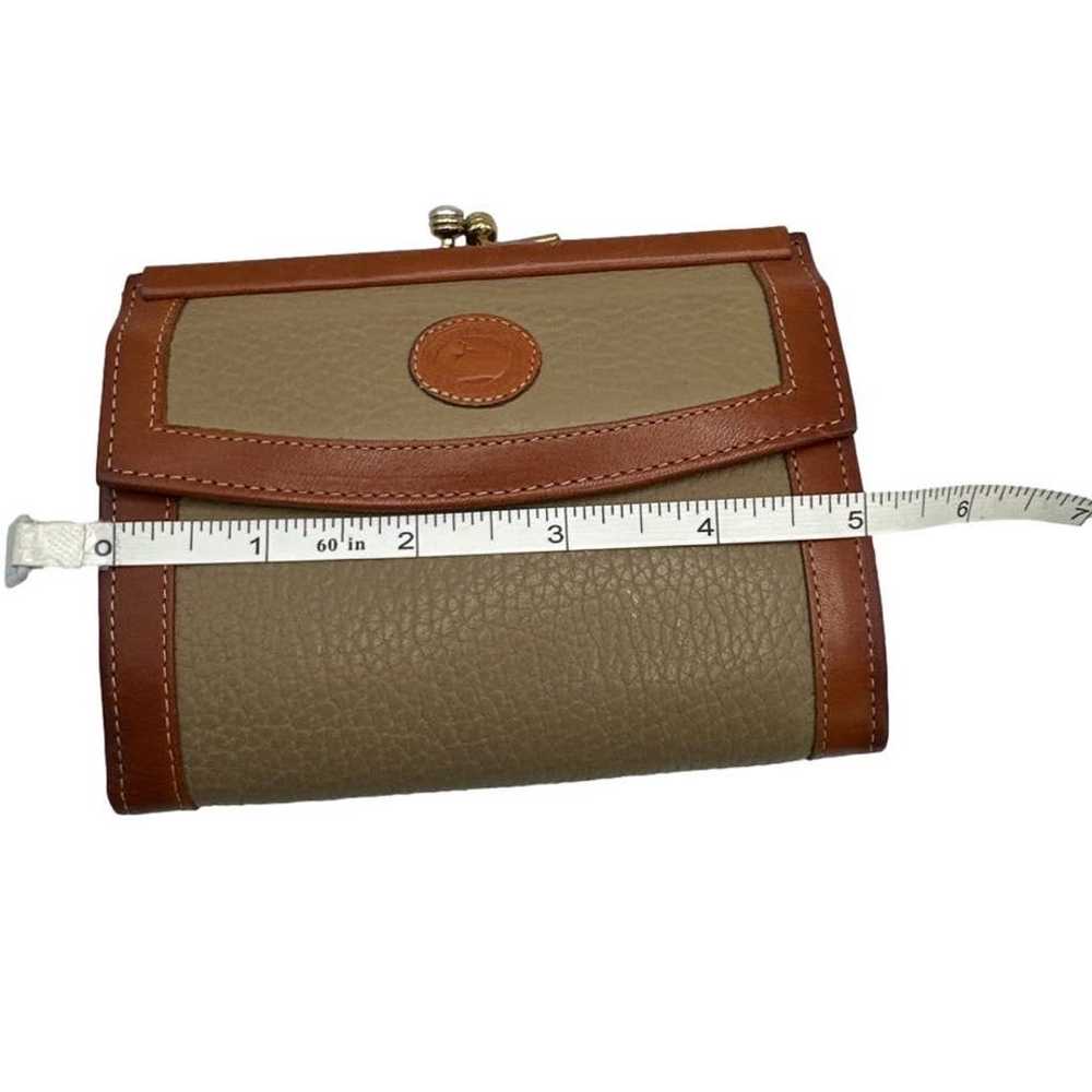 Vintage DOONEY & BOURKE Brown and Taupe Wallet - image 9