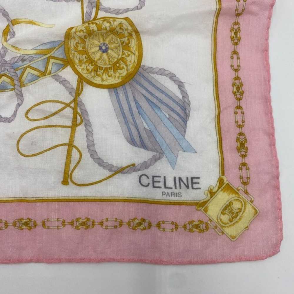 Vintage Celine Paris Handkerchief 21" Square - Sc… - image 2