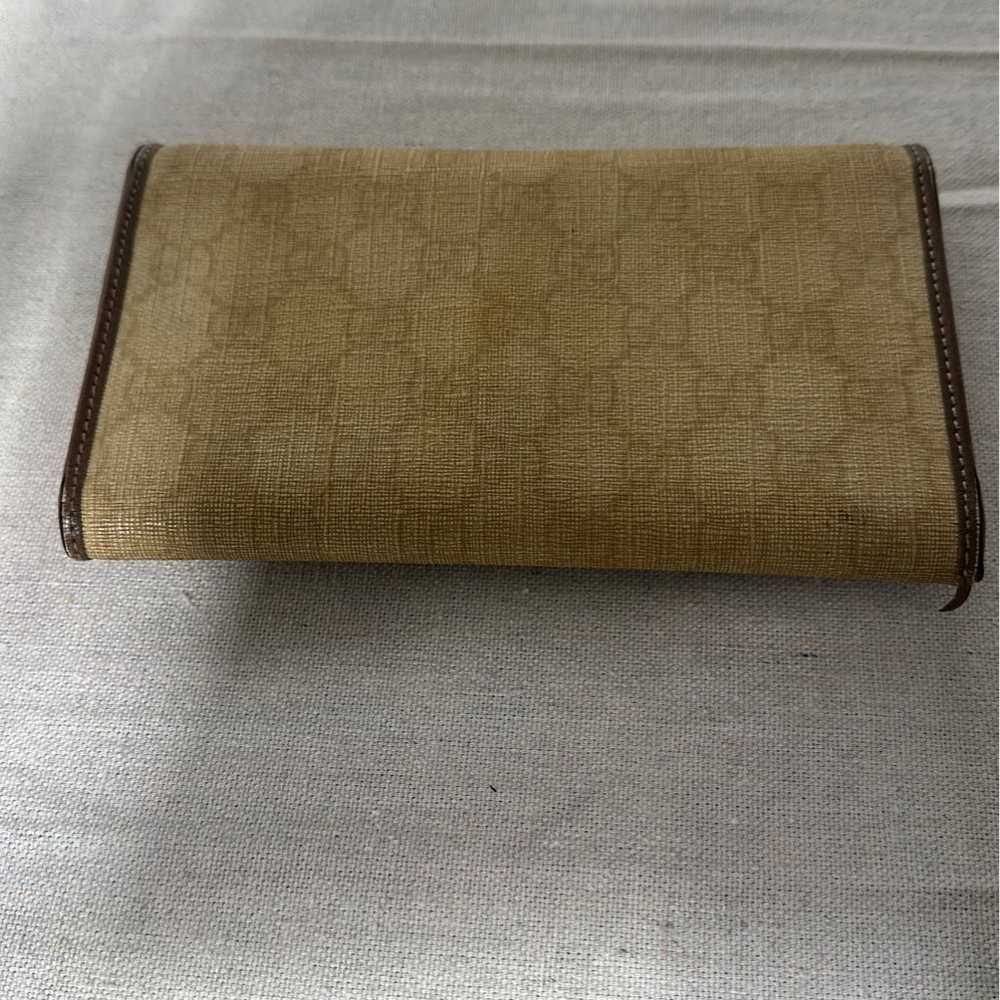 Gucci Vintage Wallet Bifold Long Purse GG Supreme… - image 3