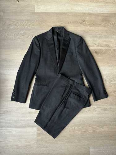 J.Crew J.Crew Grey Wool Flannel Tuxedo Formal Suit