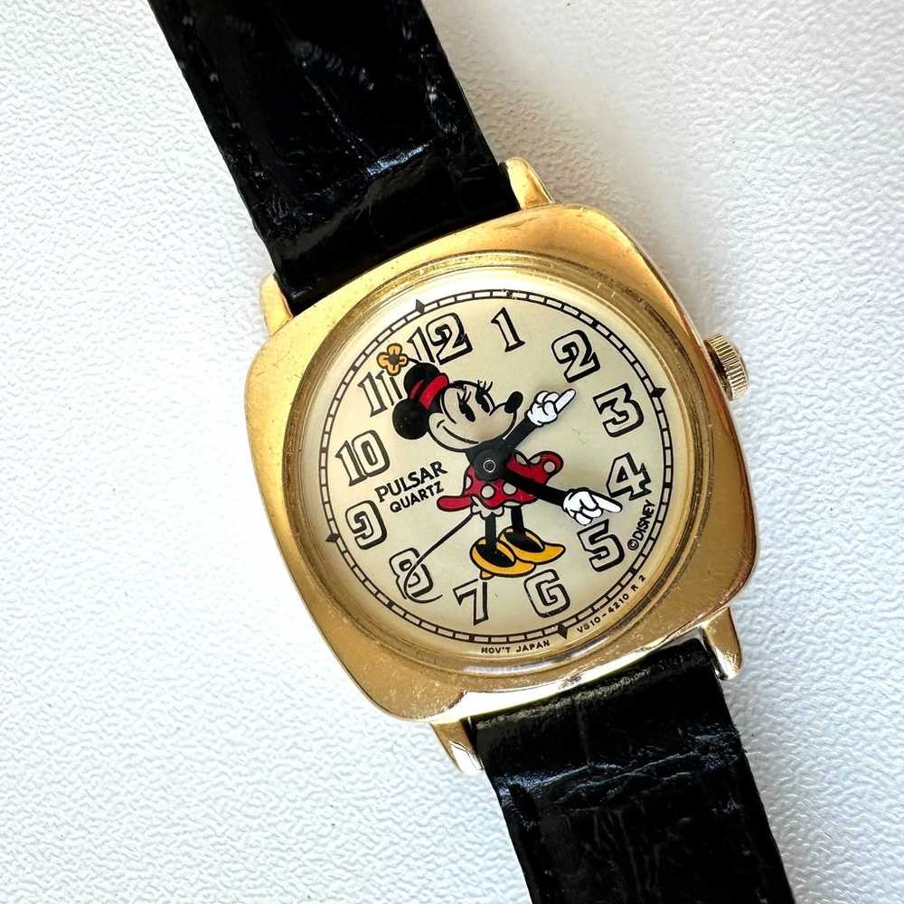 Vintage Pulsar Disney Minnie Mouse Watch V810-089… - image 7