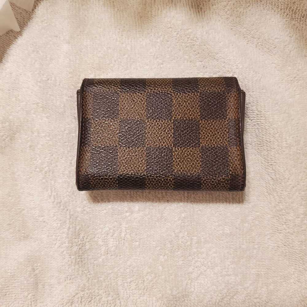 Louis Vuitton Porte Monnaie Plat Damier Ebene - image 12