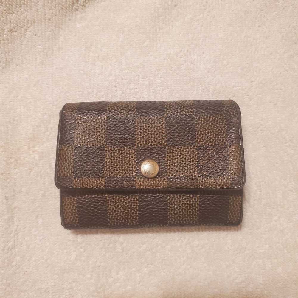 Louis Vuitton Porte Monnaie Plat Damier Ebene - image 1