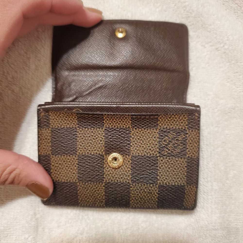 Louis Vuitton Porte Monnaie Plat Damier Ebene - image 9