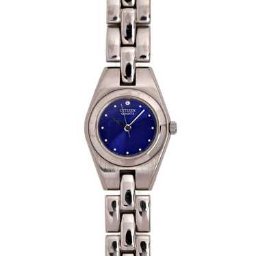 Citizen Dark Blue Sunburst Dial Ladies Vintage 19… - image 1