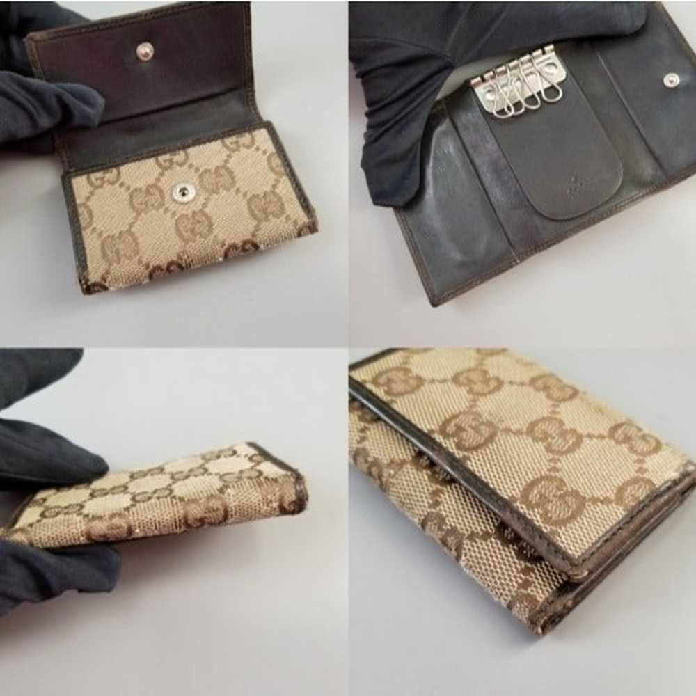 GUCCI  GG Classic Signature Key holder wallet - image 9