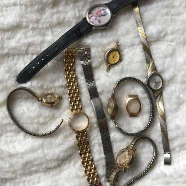 Vintage Lot Of Watches & Parts - image 1