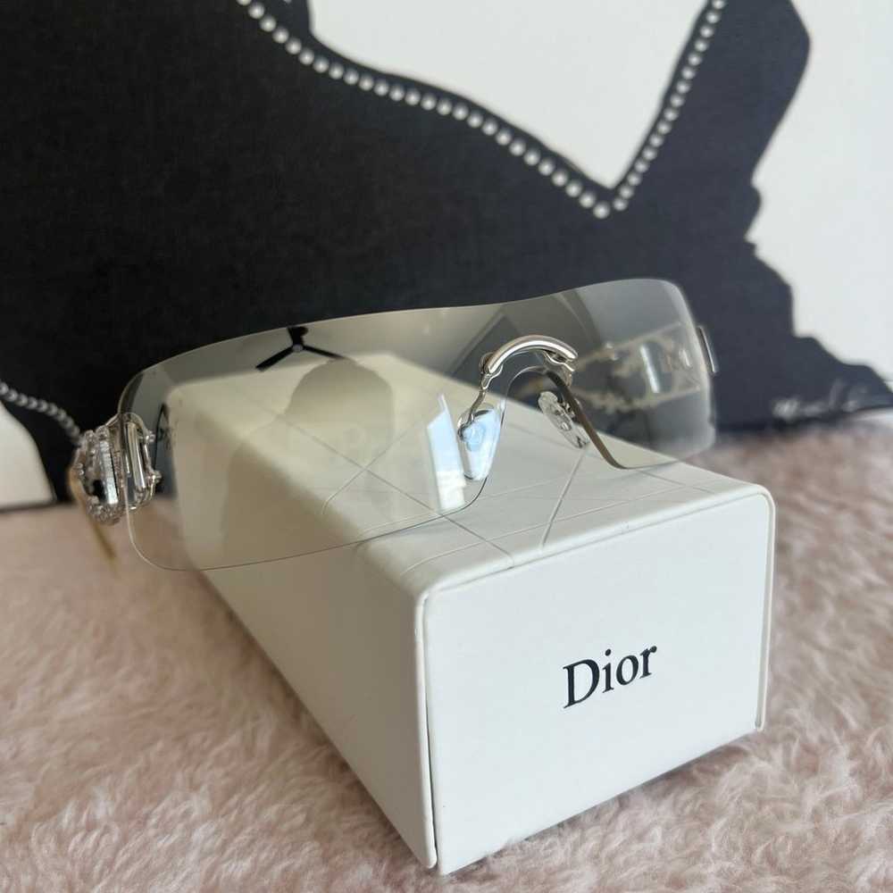 Y2K Dior vintage crystal stars sunglasses unisex … - image 8