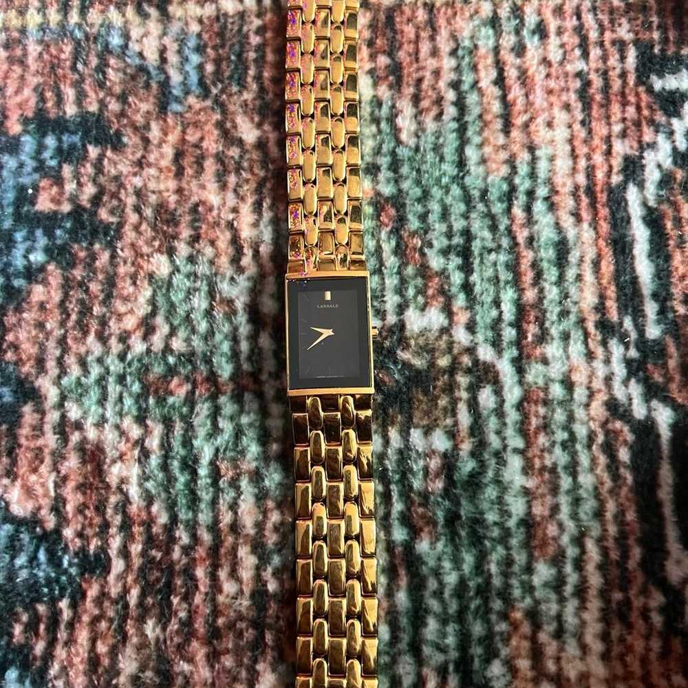 Vintage Lassale Gold Watch - image 1