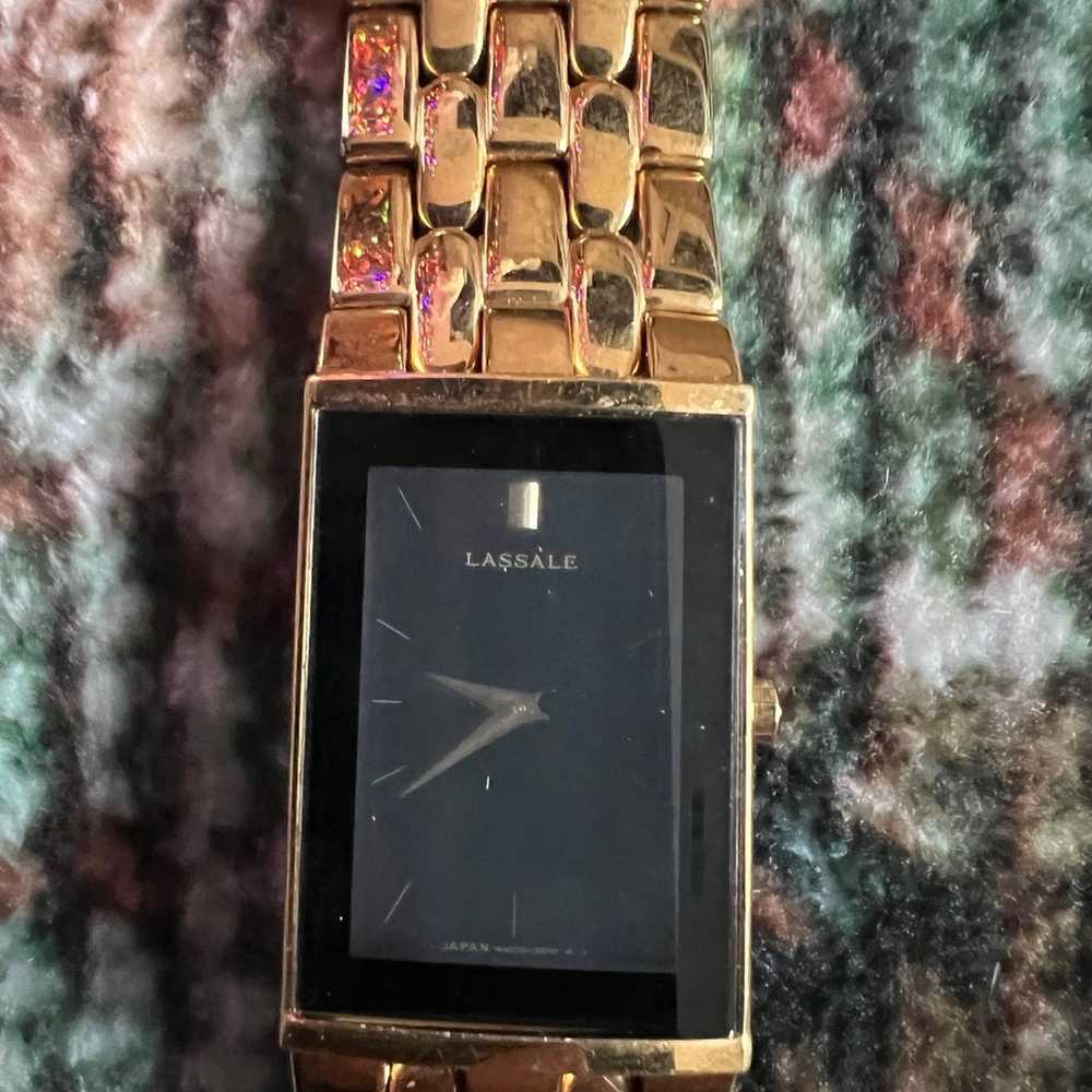 Vintage Lassale Gold Watch - image 2