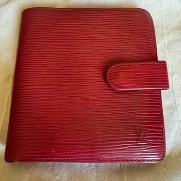 Preloved Red Epi Louis Vuitton compact wallet - image 1