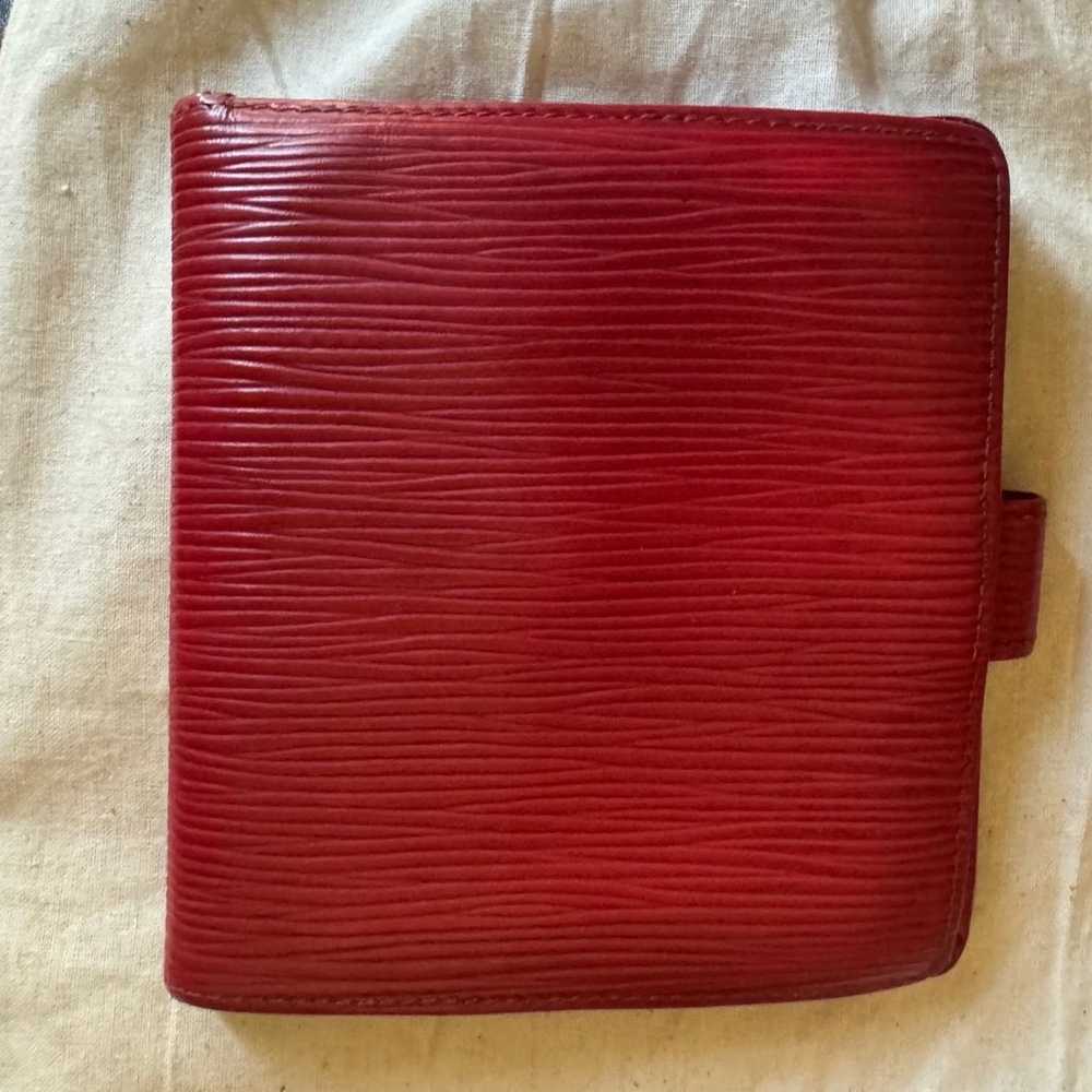 Preloved Red Epi Louis Vuitton compact wallet - image 2