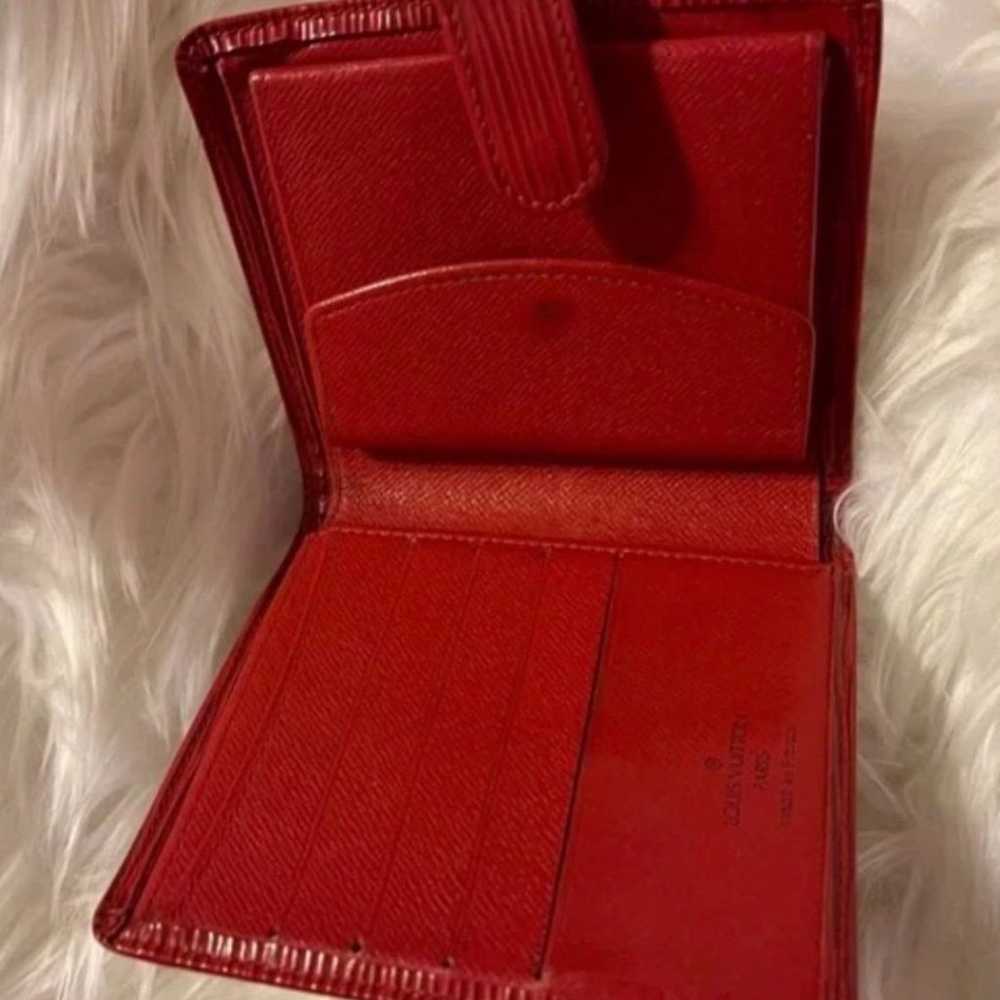 Preloved Red Epi Louis Vuitton compact wallet - image 3