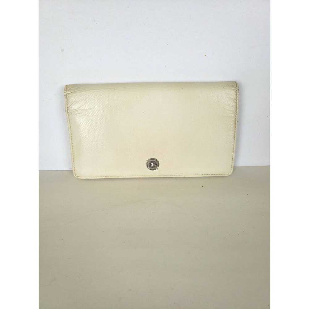 CHANEL Vintage Authentic Button French Purse Logo… - image 1