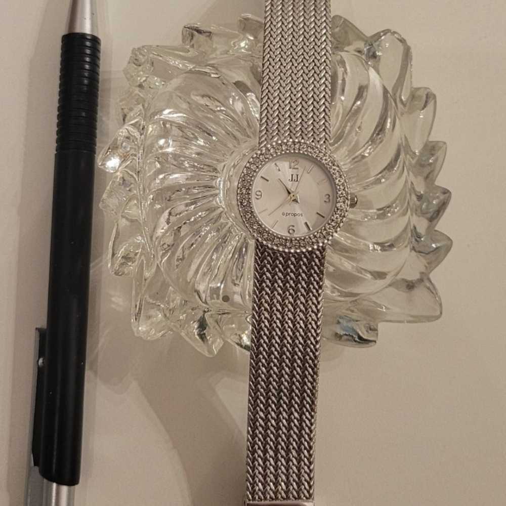 Vintage JJ - Jules Jurgensen ladies diamond watch - image 2