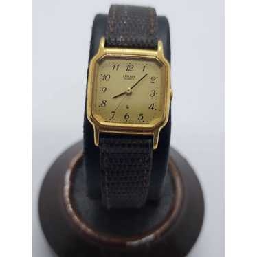 Citizen Vintage Leather Band Women's Watch 4013-8… - image 1