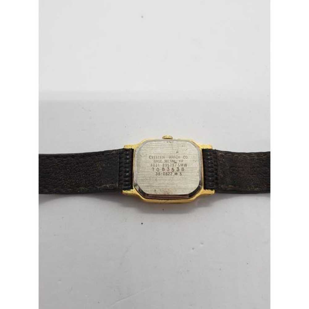 Citizen Vintage Leather Band Women's Watch 4013-8… - image 6