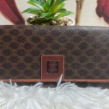 Celine Vintage Macadam Long Wallet