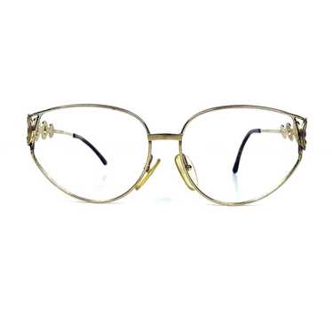 VTG Christian Dior Gold Metal Glasses - image 1