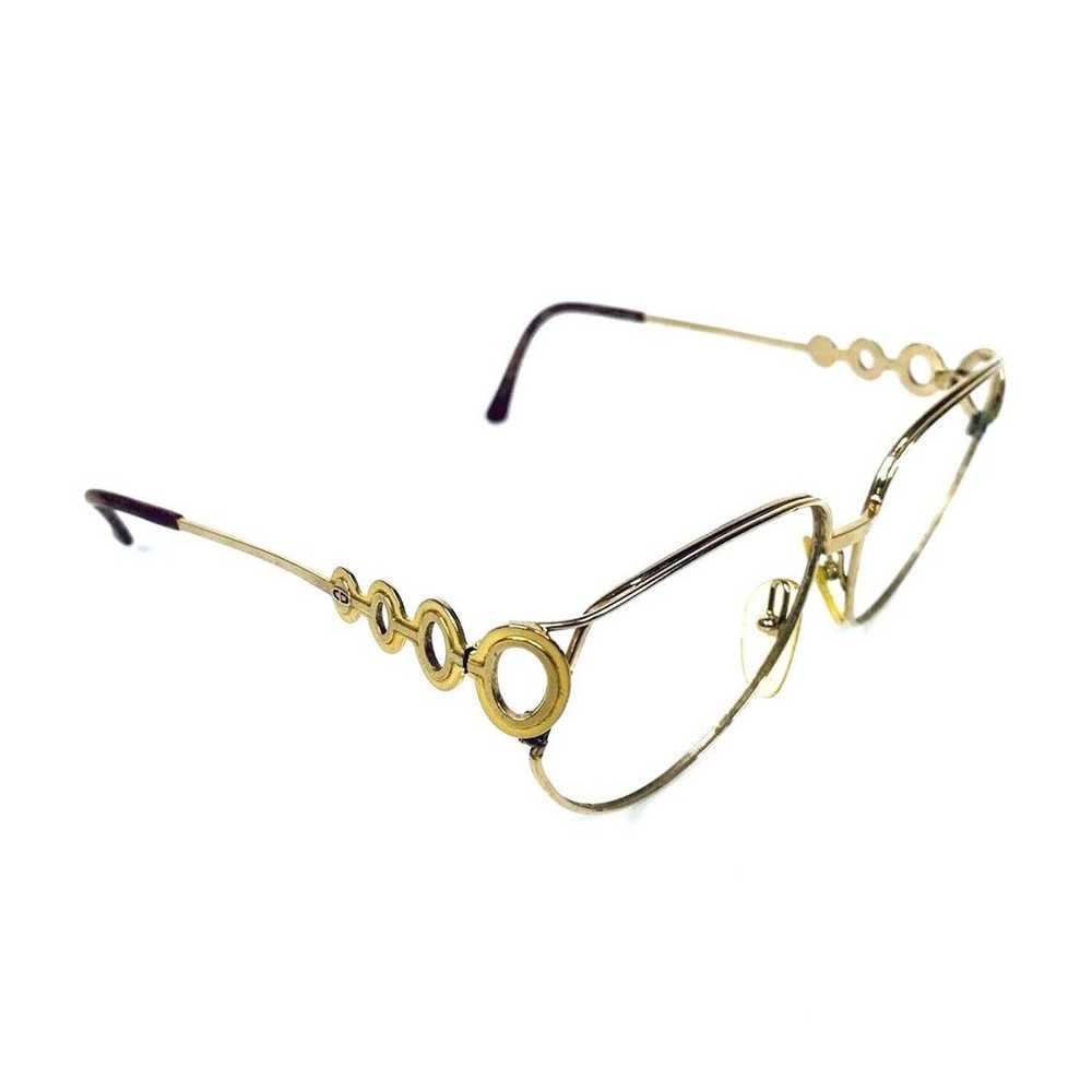 VTG Christian Dior Gold Metal Glasses - image 4