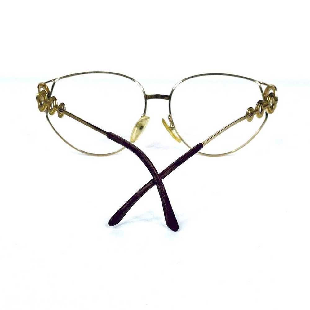 VTG Christian Dior Gold Metal Glasses - image 5