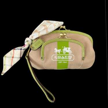 Coach factory 70th Anniversary Vintage Double Frame Kisslock Wristlet