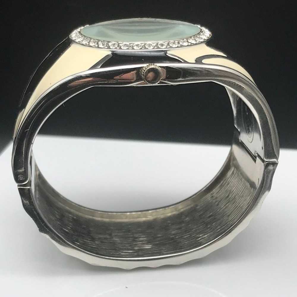 Vintage Geneva Platinum Watch 6964 Cow Cuff Brace… - image 2