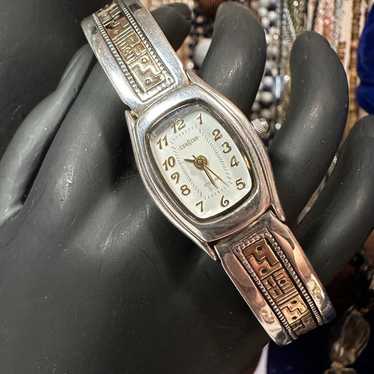 Carolyn Pollack 14k Gold and Sterling Relios Watch