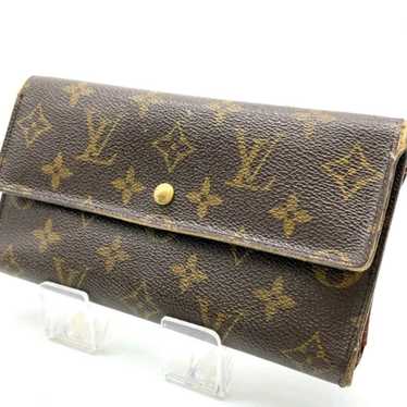 Auth LV Porte Tresor Tri Fold Wallet - image 1