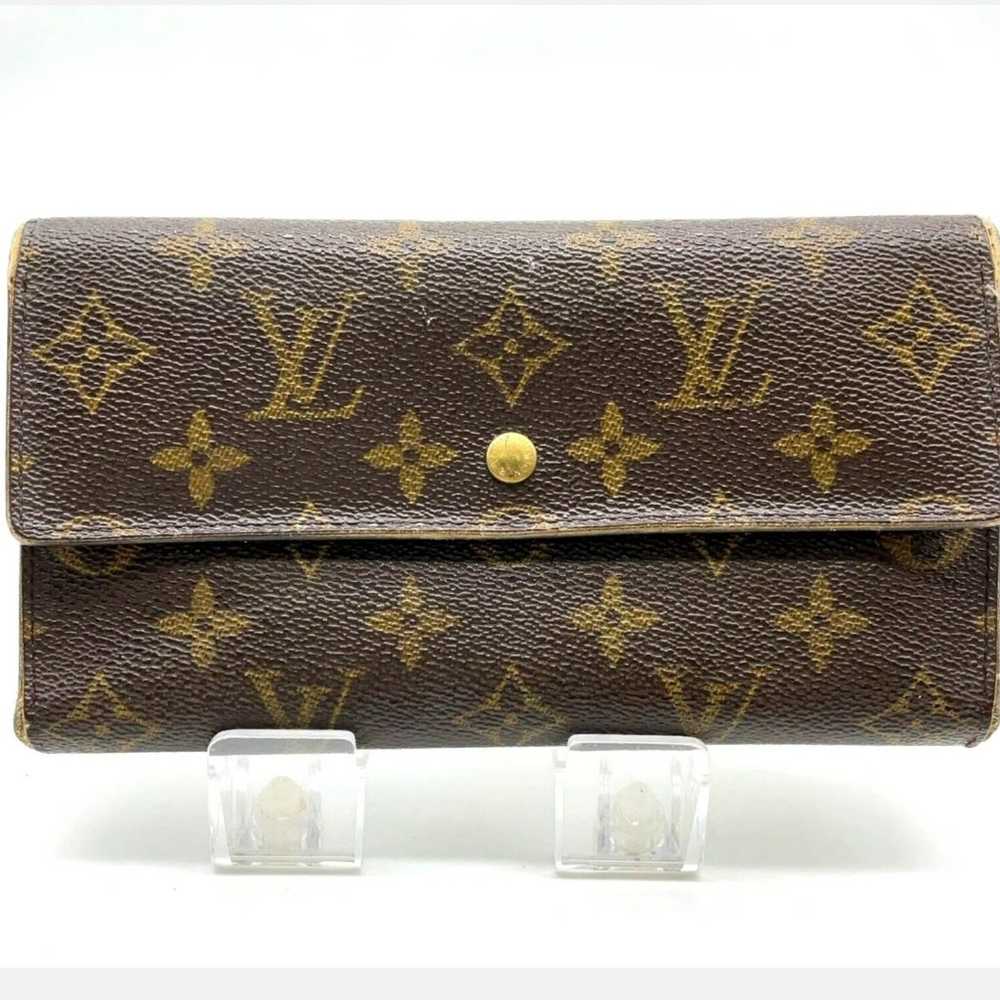 Auth LV Porte Tresor Tri Fold Wallet - image 2