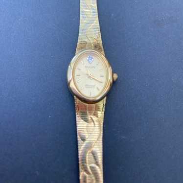 Vintage Gold Tone Elgian Womens Watch