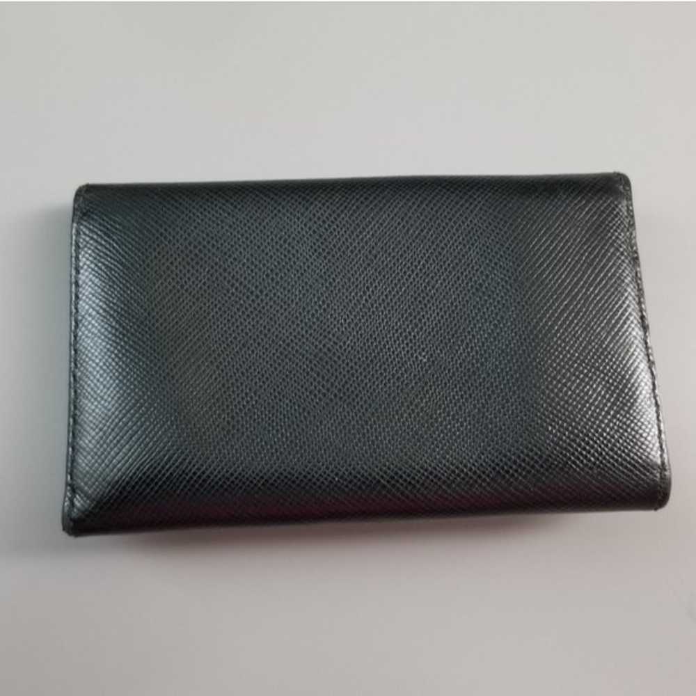 PRADA Black Key Chain Holder Wallet - image 2