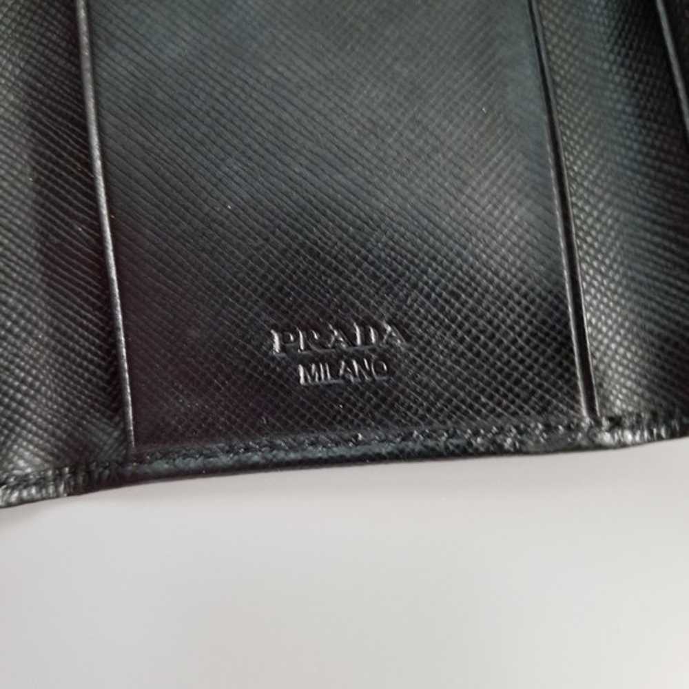 PRADA Black Key Chain Holder Wallet - image 5