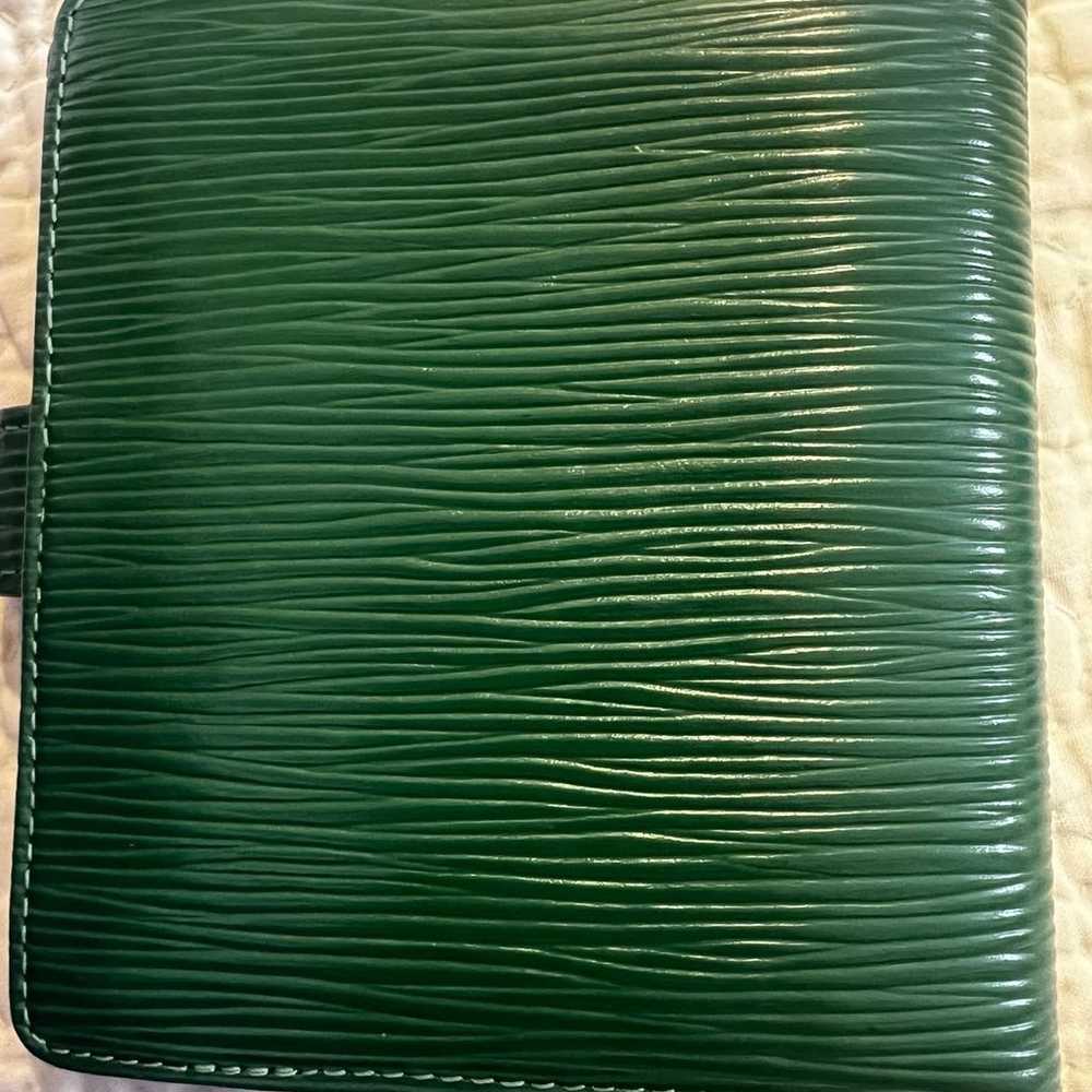 LV green epi wallet - vintage - image 2